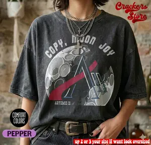 [Sale up to 50%] [Free Ship] Comfort Colors Artemis II Moon Joy Space Shirt