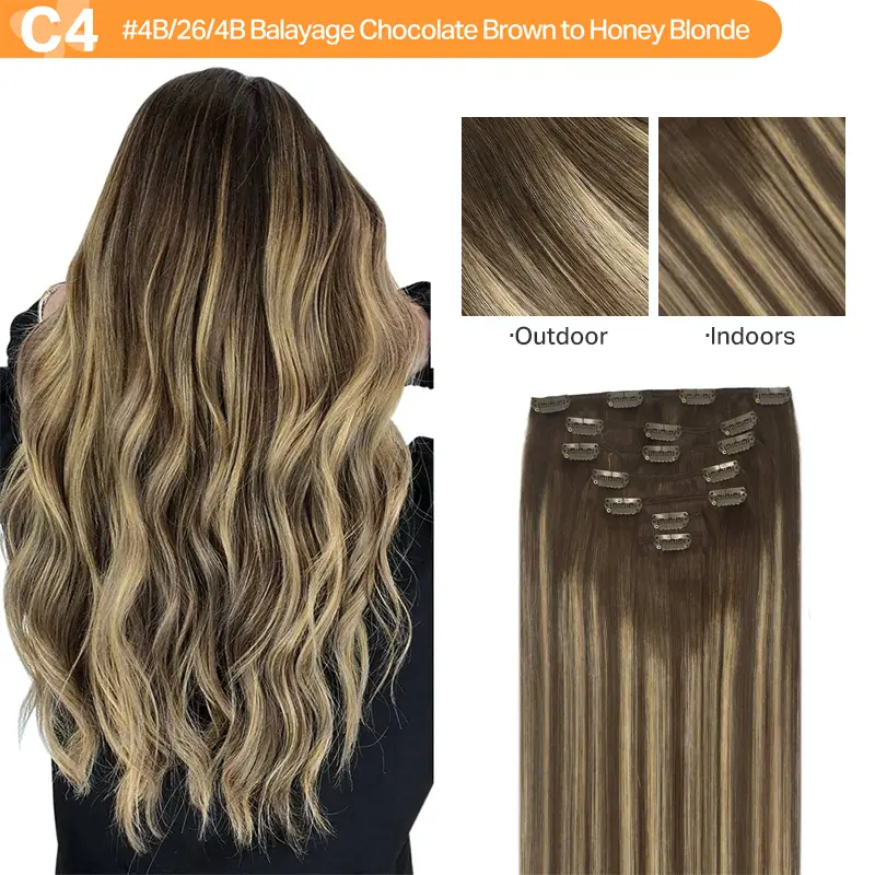 #(T4B/26)P4B Chocolate Brown to Honey Blonde