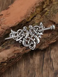 Vintage Viking Heart Celtic Knot Hairpin, Hair Clip, Nordic Norway Style Hair Accessory, Party Decoration, Valentine's Day Mother's Day Birthday Gift