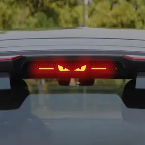 Car Rear Brake Light Sticker, Durable Car Rear Tail Light Reflective Sticker, Car Exterior Decorative Sticker, Universal Car Accessories, Car Decals