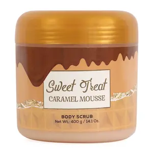 Sweet Treat Caramel Mousse Body Scrub – 400g | Indulgent Exfoliation for Women