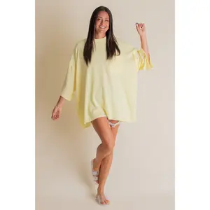 Only Go Forwards Oversized Urban Ribbed Tunic