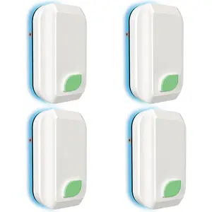 4Pack Plug in Air Purifier for , Negative  Air Ionizer for Bedroom, Bathroom, Kitchen & Office, Compact Air Cleaner for Small Spaces, Quiet Mini Air Purifier for Apartment & Living Room