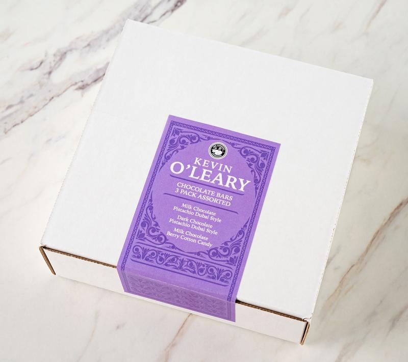 SH 12/8 Kevin O' Leary (3) Dubai Chocolate Bars in C/O Flavor