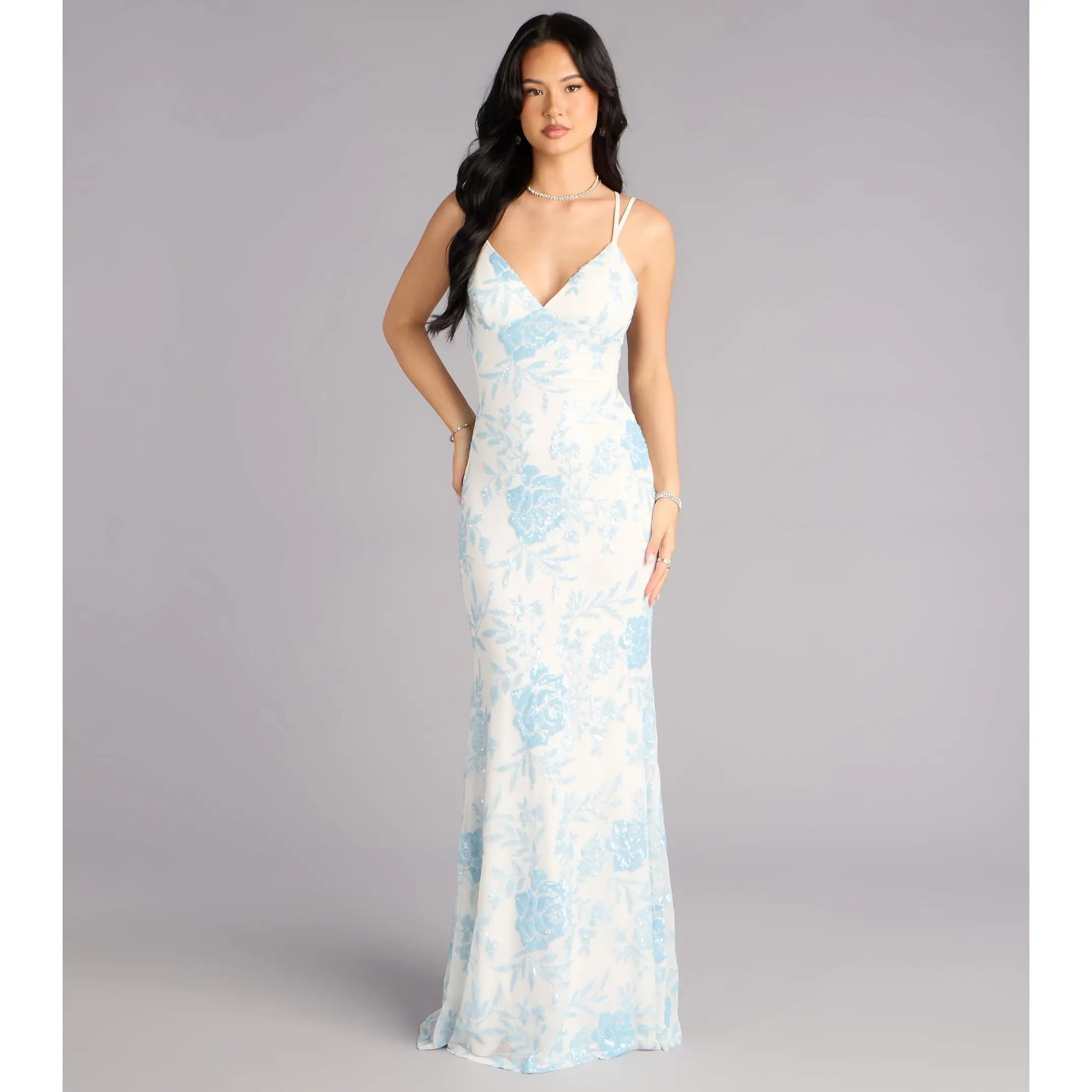 Manisha Floral Mermaid Formal Dress - TikTok Shop