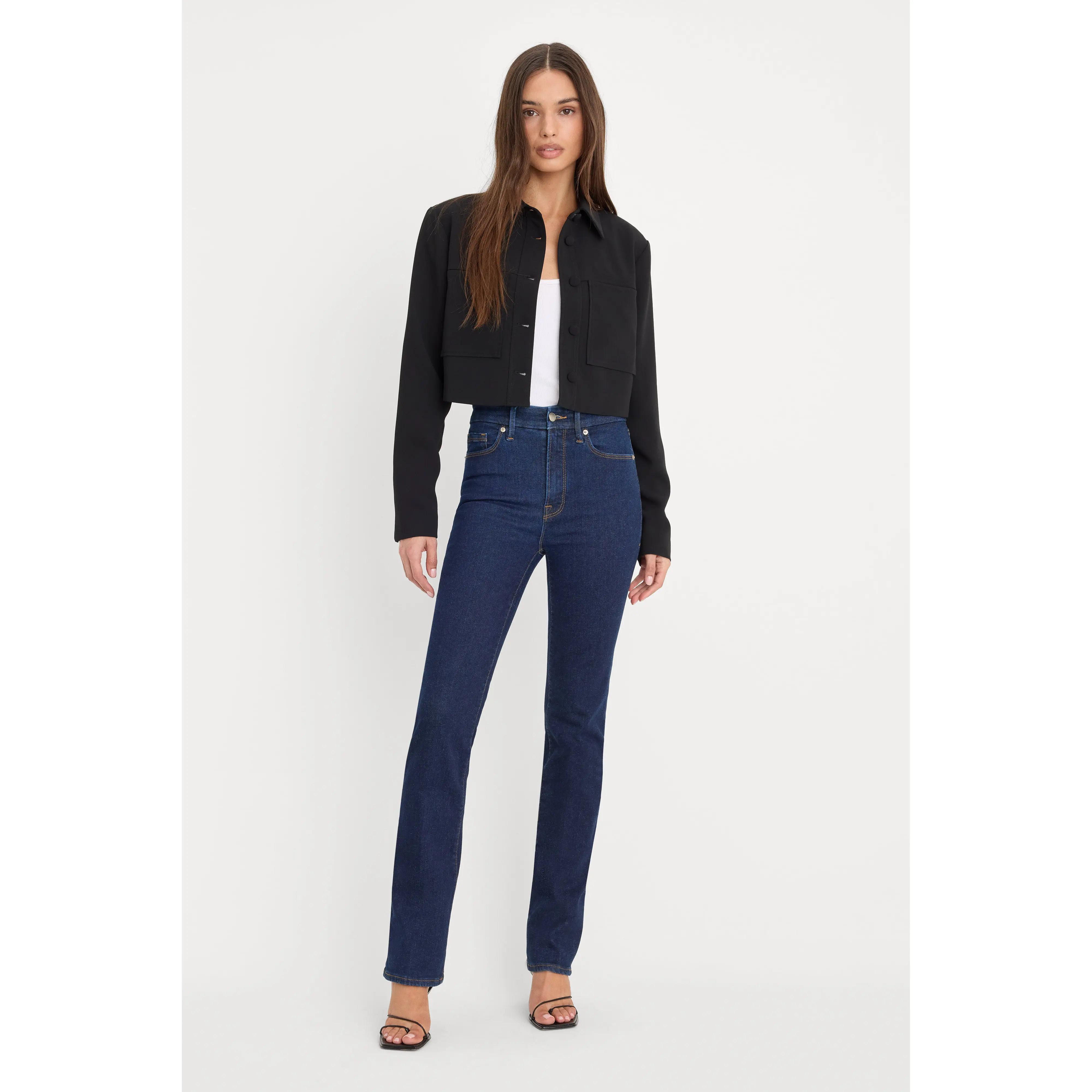 GOOD LEGS STRAIGHT JEANS LONG | DEEPBLUE04