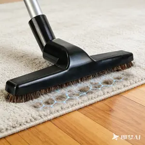 Upgraded Vacuum Floor Brush for Universal Vacuum Cleaners with 1 ¼ inch (1.25'') (32mm) Inner Diameter with Horse Hair Soft Bristles 10” Wide Black (1 Brush Only)