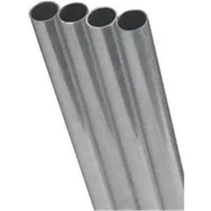 212 MAIN Stainless Steel Tube, 1/2 in x 0.028 in K & S Engineering 87123, Pack of 2 for Sailing Water Sports, Round Tubes