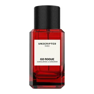 Unscripted Go Rogue - Bold and Unique Perfume for Men - Long-Lasting Men Perfume with Cardamom, Sandalwood and Vetiver for Free Spirits - 1.7 oz