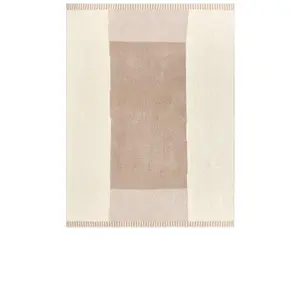 Barefoot Dreams Cozychic Cova Center Stripe Throw in Stone Multi