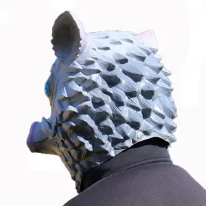 New Popular Pig Head Mask Anime Demon Slayer Mask Carnival Party Dress Up Latex Animal Mask