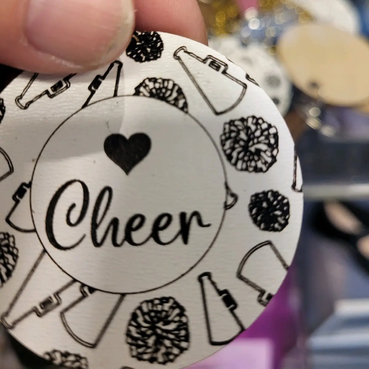 cheer key chain