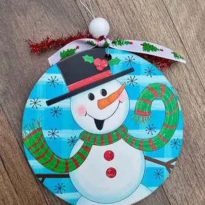 Snowman Ornament Christmas Decor Tree Gift Decoration