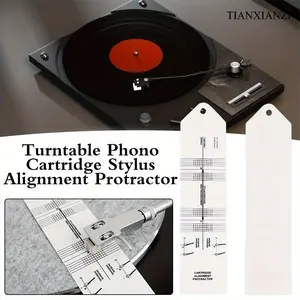 Turntable Calibration Tool, Precision Alignment Aid for Vinyl Record Players, Durable Design Ensures Accurate Setup