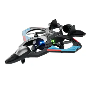 Remote Control Fighter Jet Toy, Indoor Outdoor Stunt Flying, LED Light Design, Perfect Gift for Ages 14+, Includes Aaa Batteries