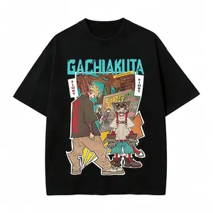 valentine shirts Zanka Nijik Gachiakuta Anime Washed T Shirt Streetwear Hip Hop 16Vintage T-Shirt  Tees for Men Women Cotton Oversize Summer