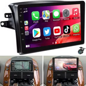 Android 13 Car Stereo for Toyota Sienna 2004-2010, 9 inch Touch Screen Radio Wireless CarPlay Android Auto WiFi Bluetooth GPS FM RDS EQ+AHD Backup Cam