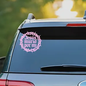 Jesus Murio Por Mi  ,Car Decal Stickers - "Jesus, The Way, The Truth, The Life" Message, Perfect for Personal Use or as a Thoughtful Gift