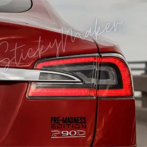 Pre-Madness Edition Vinyl Decal | Bumper Sticker | Anti Elon Tesla | Waterproof | Fuck Elon | 63 Colors Anti-Elon Tesla Pre