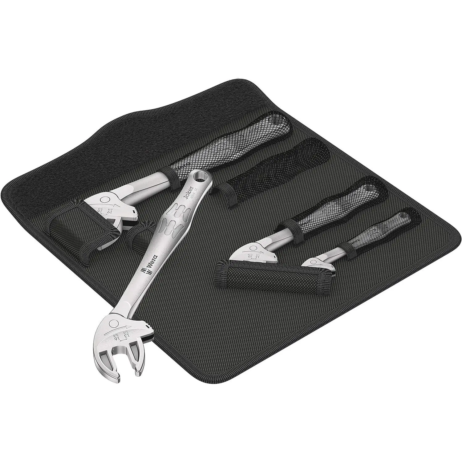 4-Piece Mechanics' Self-Adjusting Wrench Set - Durable Metal Hand Tools, Portable Spanners & Wrenches with Inches Sizing, Ideal for Home Repair & Tool Upgrade Needs