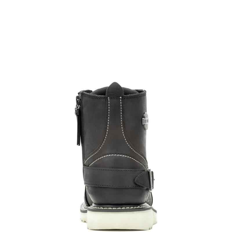 Harley-Davidson Jaynes 5" Lace D84797 Womens Black Leather Motorcycle Boots