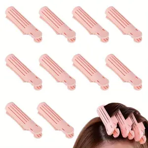 Root Clips for Curly Hair Volume, Volumizing Hair Clips, 10Pcs Volume Hair Root Clips, Natural Fluffy Hair Volumzing Roll Clips Curlers Instant DIY Hair Styling Tools Appliances