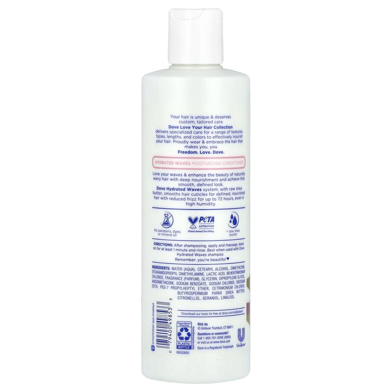 Dove Love Your Waves, Moisturizing Conditioner, 13.5 fl oz (400 ml)