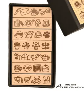 Sanby Avec Amour Border Stamp Set - Favorite Time