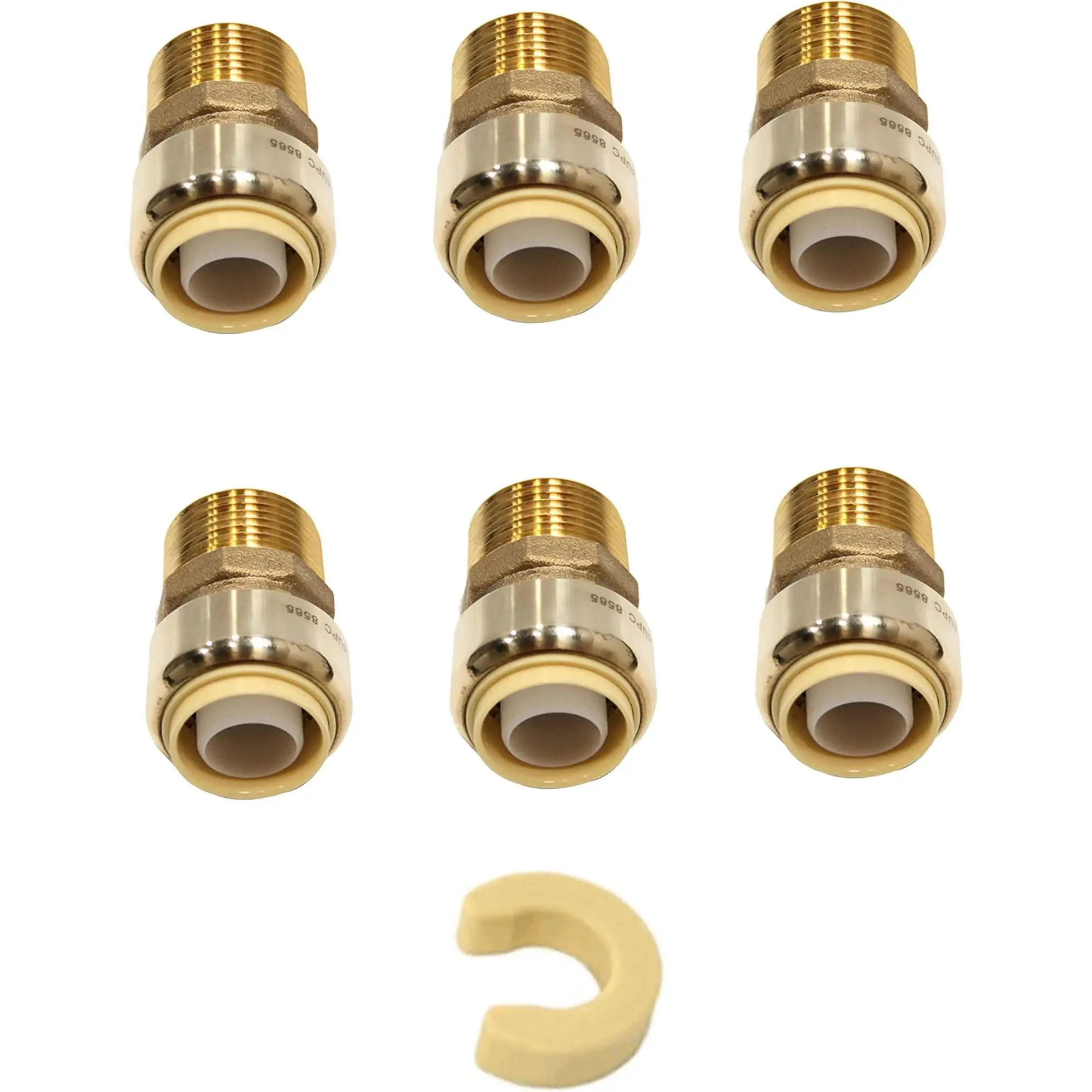 1/2 x 1/2 (Pack of 6)