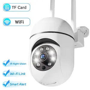 Security Camera, Indoor Outdoor 2.4GHz WiFi Camera for Home Pet Monitor, 360° Pan-Tilt, IR Night Vision, 2-Way Audio, Motion Detection, TF/Cloud Storage & 24/7 Recording，Mothers Day Gifts