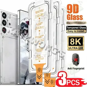 KAYKWONG'S 3 PCS Screen Protector Film Set For Redmagic 11 Pro/pro+/10 Pro/pro+, High Clarity Dust-Free Design, Easy Install Kit, Enhanced Color Recovery