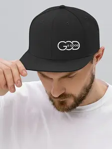 1pc Unisex God Is Good Print Beanie Hat, Casual Fitted Knit Cap for Fall & Winter, Warm Fashionable Everyday Daily Wear for Men Women