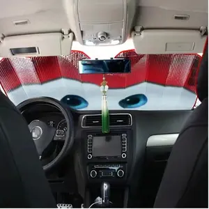Car Solar Protection 4 Colors Eyes Heated Windshield Sunshade Car Window Windscreen Cover Sun Shade Auto Sun Visor Car-Covers Does not apply