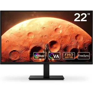 22 Inch PC Gaming  1080P 100Hz VA Panel LCD Display with Adpitive sync (HDMI/VGA/VESA 100x100mm/Audio Out)