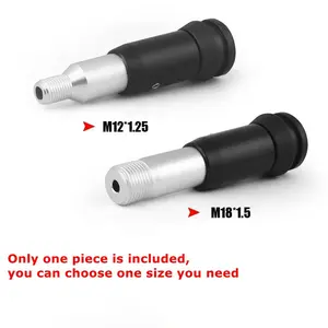 Aluminum Car Shift Head Converter M18*1.5 Or M12*1.25 For Automatic Transmission Car Gear shift knob adapter