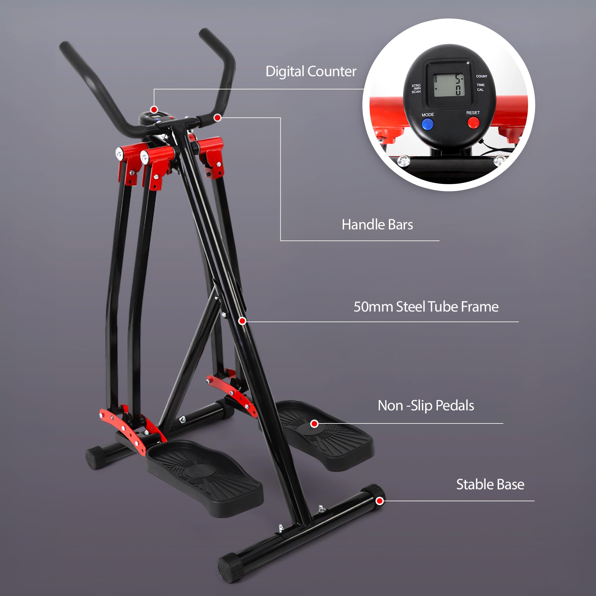 Air Walker Exercise Machine, Home Space Walker Aerobic Stepper ...
