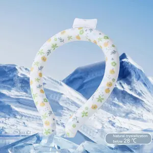 Neck Cooling Tube with Insulated Storage Bag - Reusable Ice Ring Cooler for Ultimate Wearable Body Cooling in Hot Weather