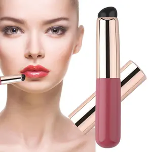 1/2pcs Reusable Silicone Lip Applicator, Lipstick & Lip Gloss Blending Brush, Multi-Function Lip Makeup Tool for Traveling, Home, Business Outing, Party, Portable Makeup Brush, Silicone Brushes