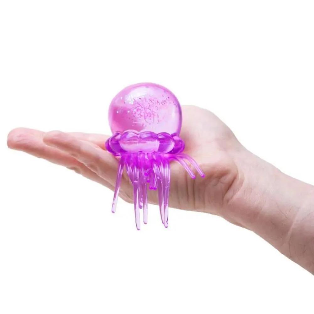 Jellyfish Design Squeeze Stress Ball, FidgetStress Ball, Ice Squeeze Cube-Drop MaltSugar Balls: Sensory Squishy Toys for Anxiety and Stress