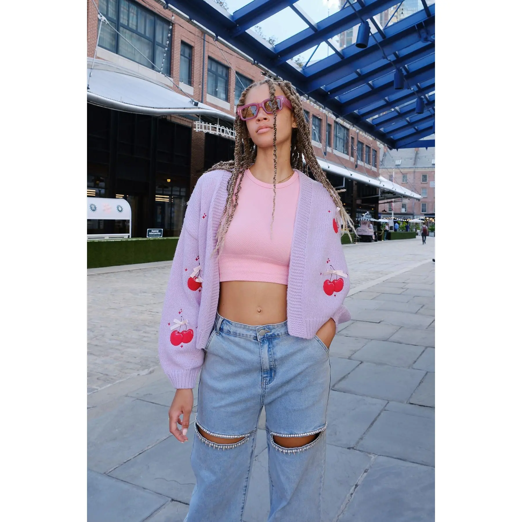 You're the Cherry on Top Puff Cardigan