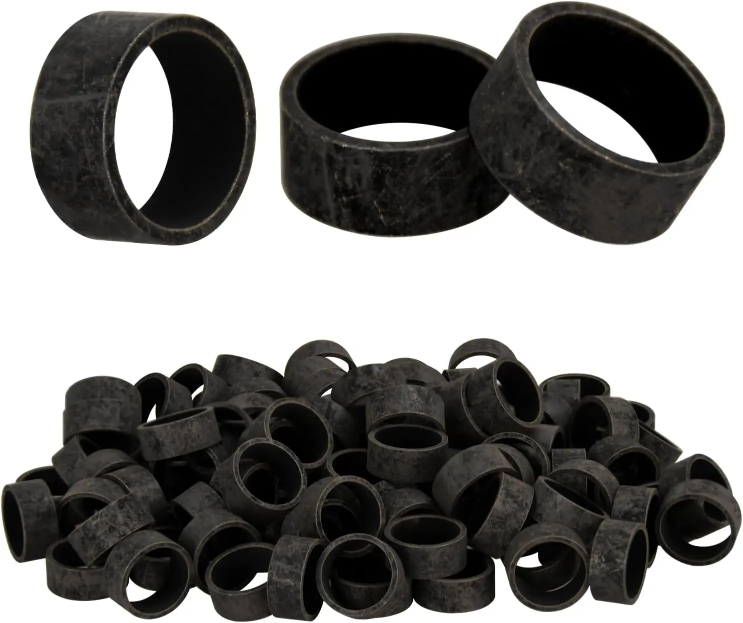 100 Pack 1/2" PEX Copper Crimp Rings, for Pex Pipe Connection