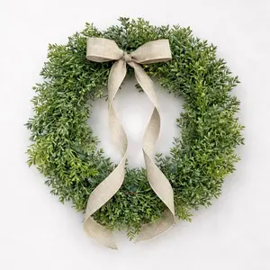 18” Boxwood Door Wreath, Year round Wreath, Greenery Wreath, Boxwood Wreath