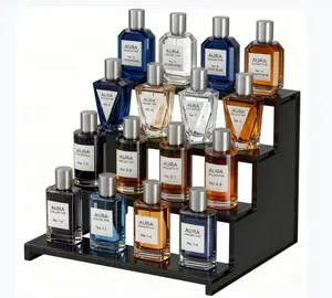 Lifewit 4 Tier Black Display Stand for Cologne, Perfume, Figures, Cupcakes, Desserts, Spices & Fragrance,summerwins