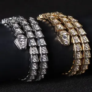 Snake Skin Design Bracelet Fashionable Jewelry for Women & Girls Trendy All-match & Exquisite Jewelry for Birthday Gift