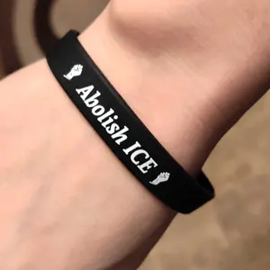 Abolish ICE - No Human Being Is Illegal Wristband Awareness, Activist