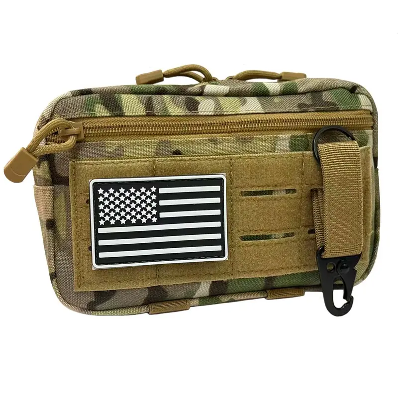 TACTICAL MOLLE HORIZONTAL Compact EDC Pouch Outdoor Utility Tool