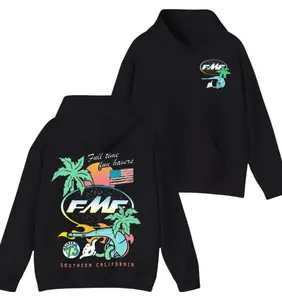 Day Glo FMF Racing Shirt 2 Hoodie, Cotton Truck Hoodie, Gift for Racing Fans, Biker Apparel For Men & Women, Summer Hoodie, Drift & Motorsport Lifestyle Apparel