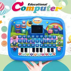 Mini Simulation Tablet, Learning Entertainment Tablet, Educational Computer Toy, Electronic English Learning Toys, Music Enlightenment Toy for Gifts