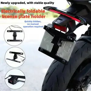For  kawasaki Zx-6R License Plate Premium Adjustable License Plate Button Switch Effortless Contro License Plate Bracket Frame