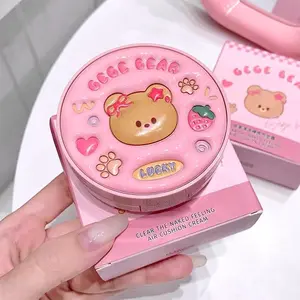 Long Lasting Air Cushion Foundation, Moisturizing Concealer Foundation for Gift, Full Coverage Flawless Daily Makeup Cream, Makeup Product for Women & Girls